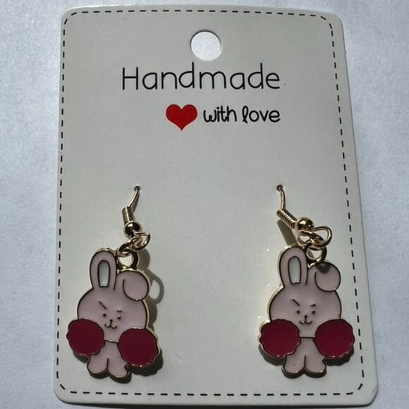 BT21 COOKY JUNGKOOK BTS earrings - Picture 1 of 3